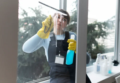 Nettoyage de vitres intérieures et extérieures à Aincourt